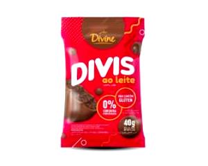 Quantas calorias em 1/2 xícara de café (25 g) Divis Ao Leite?