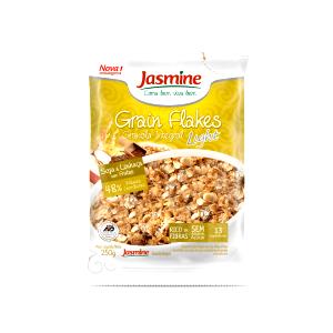 Quantas calorias em 1/2 xícara de chá (40 g) Grain Flakes?