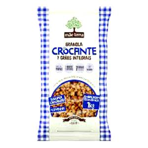 Quantas calorias em 1/2 xícara de chá (40 g) Granola Crocante 7 Grãos Integrais?