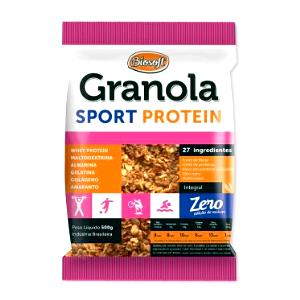 Quantas calorias em 1/2 xícara de chá (40 g) Granola Sport Protein?