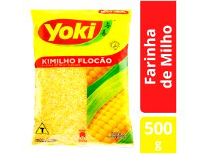 Quantas calorias em 1/2 xicara de cha (50 g) Farinha de Milho Flocada?