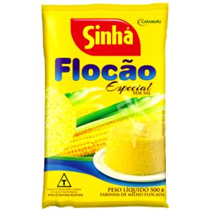 Quantas calorias em 1/2 xicara de cha (50 g) Flocão?