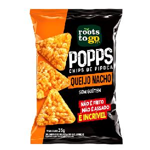 Quantas calorias em 1 (25 g) Popps Chips de Pipoca Queijo Nacho?