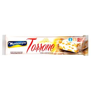 Quantas calorias em 1/3 barra (30 g) Torrone com Amendoim?