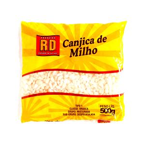 Quantas calorias em 1/3 xícara de chá (50 g) Canjica de Milho?