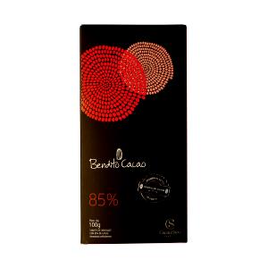 Quantas calorias em 1/4 barra (25 g) Chocolate 85% Cacau?