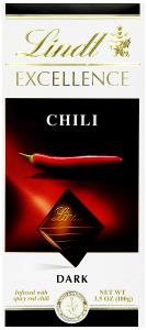 Quantas calorias em 1/4 barra (25 g) Dark Chocolate Chilli?