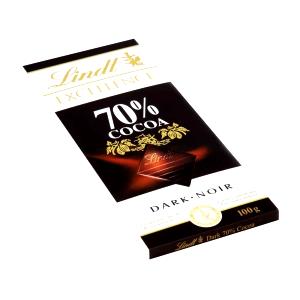 Quantas calorias em 1/4 barra (25 g) Noir Dark Chocolate 72%?