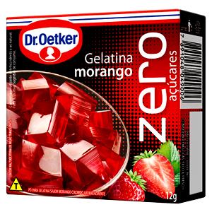 Quantas calorias em 1/4 colher de sopa (2,3 g) Gelatina de Morango?