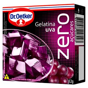 Quantas calorias em 1/4 colher de sopa (3 g) Gelatina Zero Açúcares?