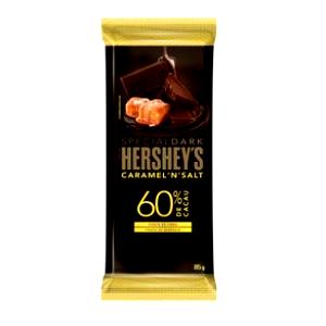 Quantas calorias em 1/4 da barra (25 g) Chocolate 60% Caramelo Salgado?