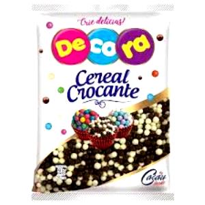 Quantas calorias em 1/4 de xícara de chá (25 g) Cereal Crocante?