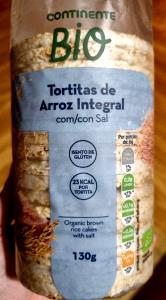 Quantas calorias em 1/4 pacote (30 g) Tortitas de Arroz Integral?