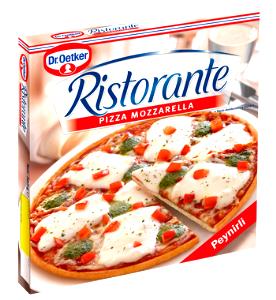 Quantas calorias em 1/4 pizza (85 g) Pizza Ristorante Mozzarella?