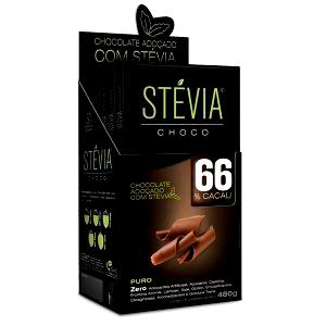 Quantas calorias em 1/4 tablete (20 g) Stevia Choco 88%?