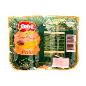 Quantas calorias em 1/4 unidade (50 g) Paio?