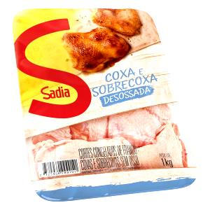 Quantas calorias em 1/4 unidade (70 g) Coxa e Sobrecoxa Desossadas?