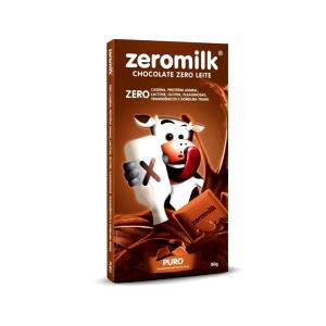 Quantas calorias em 1/4 unidade media (20 g) Zeromilk Chocolate Zero Leite?