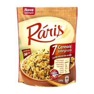 Quantas calorias em 1/4 xícara (45 g) Arroz 7 Cereais Integrais?