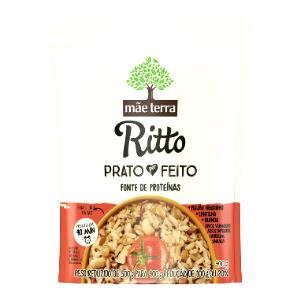 Quantas calorias em 1/4 xícara (45 g) Arroz Ritto Prato feito?