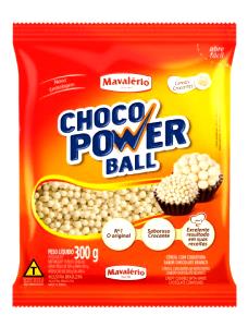 Quantas calorias em 1/4 xícara de chá (25 g) Choco Power Ball?