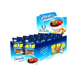 Quantas calorias em 1/4 xícara de chá (30 g) Granola?