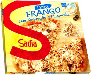 Quantas calorias em 1/6 pizza (77 g) Pizza de Frango com Catupiry e Mussarela?