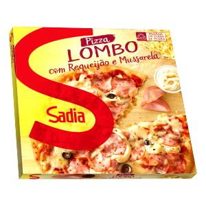 Quantas calorias em 1/6 pizza (77 g) Pizza de Lombo com Catupiry e Mussarela?