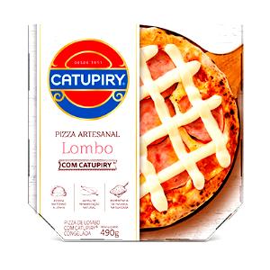 Quantas calorias em 1/6 pizza (82 g) Pizza Artesanal Lombo com Catupiry?