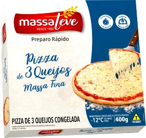 Quantas calorias em 1/8 da pizza (50 g) Pizza 3 Queijos?