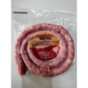 Quantas calorias em 1/8 unidade (50 g) Linguiça de Carne Suína Semi Defumada?