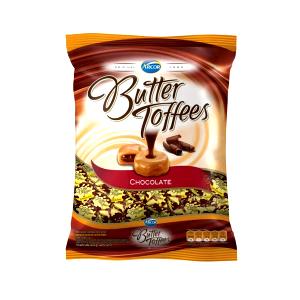 Quantas calorias em 1 bala (6,5 g) Butter Toffees Chocolate?