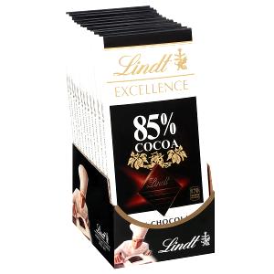 Quantas calorias em 1 bar (25 g) 85% Cocoa Dark Chocolate?