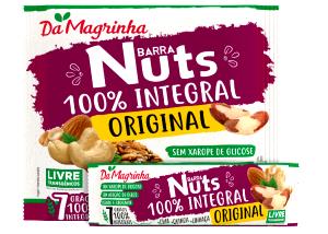 Quantas calorias em 1 barra (15 g) Barra Nuts 100% Integral?