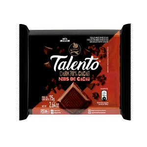 Quantas calorias em 1 barra (15 g) Chocolate 70%?