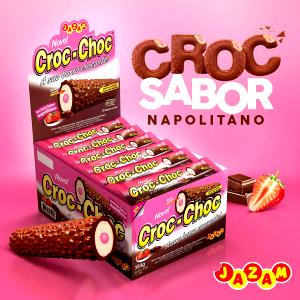 Quantas calorias em 1 barra (16 g) Croc-Choc?