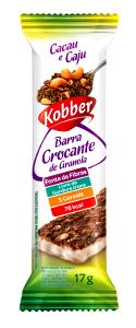 Quantas calorias em 1 barra (17 g) Barra Crocante de Granola Cacau e Caju?