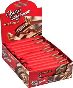 Quantas calorias em 1 barra (19 g) Choco Soy Break?