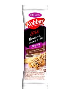 Quantas calorias em 1 barra (20 g) Barra de Cereal Banana, Quinoa e Chia?