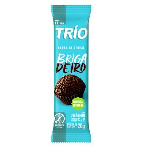 Quantas calorias em 1 barra (20 g) Barra de Cereal Brigadeiro?