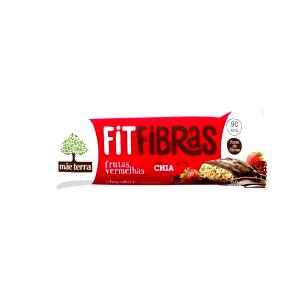 Quantas calorias em 1 barra (20 g) Fit Fibras Frutas Vermelhas + Chocolate?