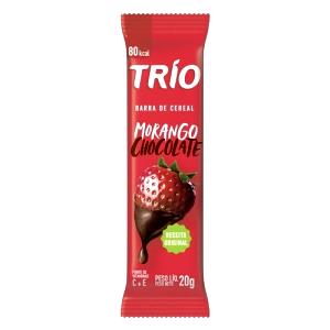 Quantas calorias em 1 barra (20 g) Light Morango com Chocolate?