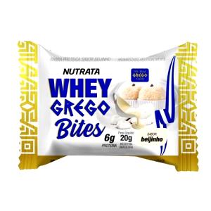 Quantas calorias em 1 barra (20 g) Whey Grego Bites?