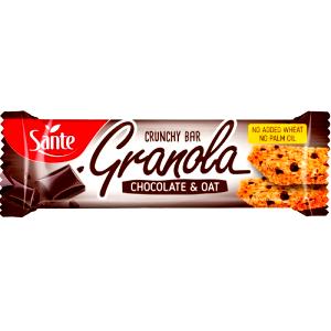 Quantas calorias em 1 barra (21 g) Barra de Granola Chocolate e Aveia?