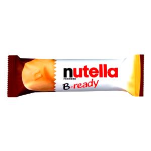 Quantas calorias em 1 barra (22 g) Nutella B-Ready?