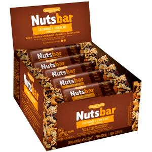 Quantas calorias em 1 barra (22 g) Super Nuts Bar?