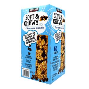 Quantas calorias em 1 Barra (24,0 G) Barra de granola e gotas de chocolate?