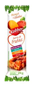 Quantas calorias em 1 barra (24 g) Barra de Frutas Manga e Goiaba?