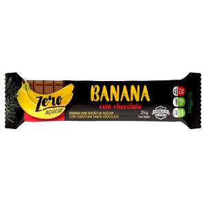 Quantas calorias em 1 barra (25 g) Bananada Cremosa com Chocolate?