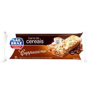 Quantas calorias em 1 barra (25 g) Barra de Cereais Cappuccino Light?